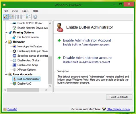 how to enable administrator accounts